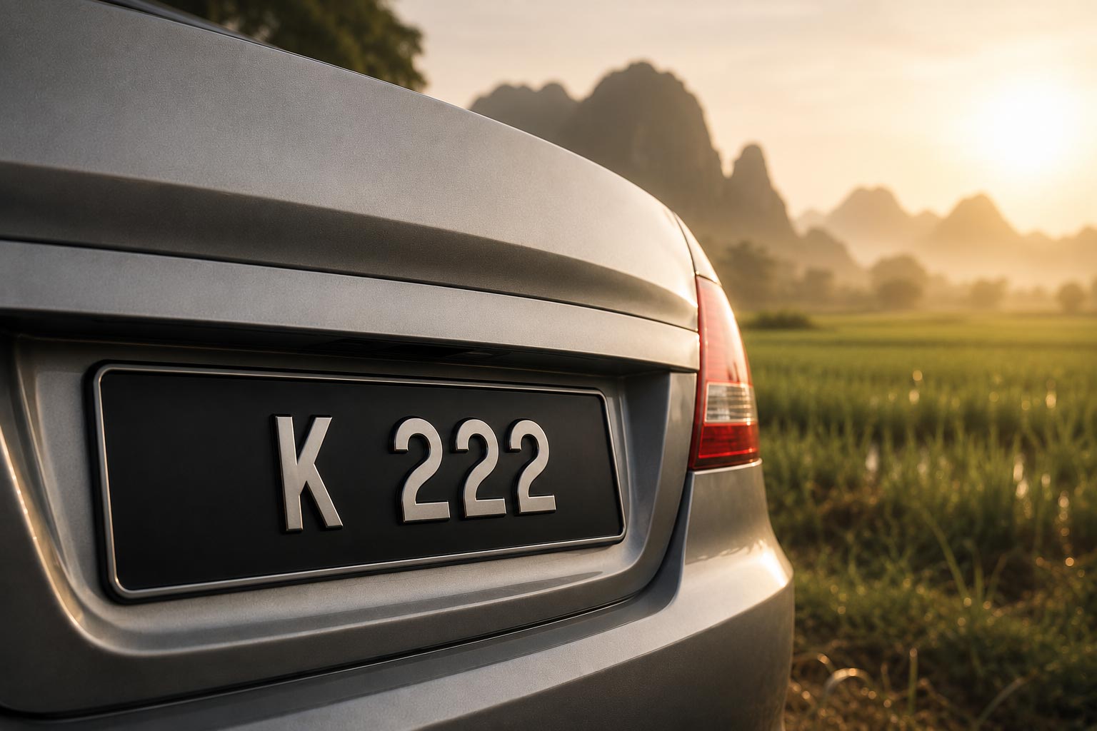 Kedah K plate